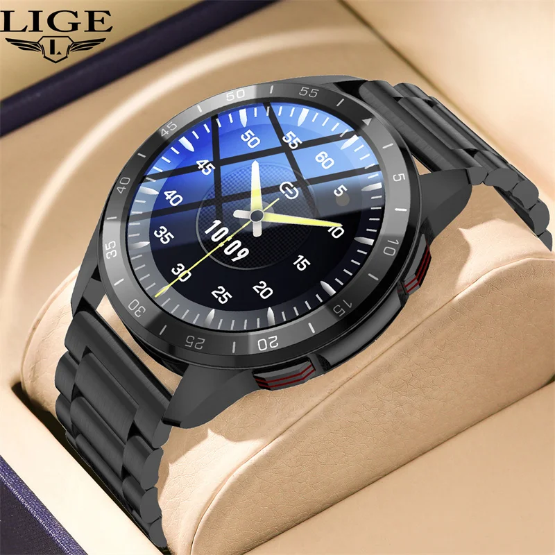Смарт-часы LIGE мужские с поддержкой Bluetooth, пульсометром и Пульсометром
Смарт-часы LIGE мужские с поддержкой Bluetooth, пульсометром и Пульсометром