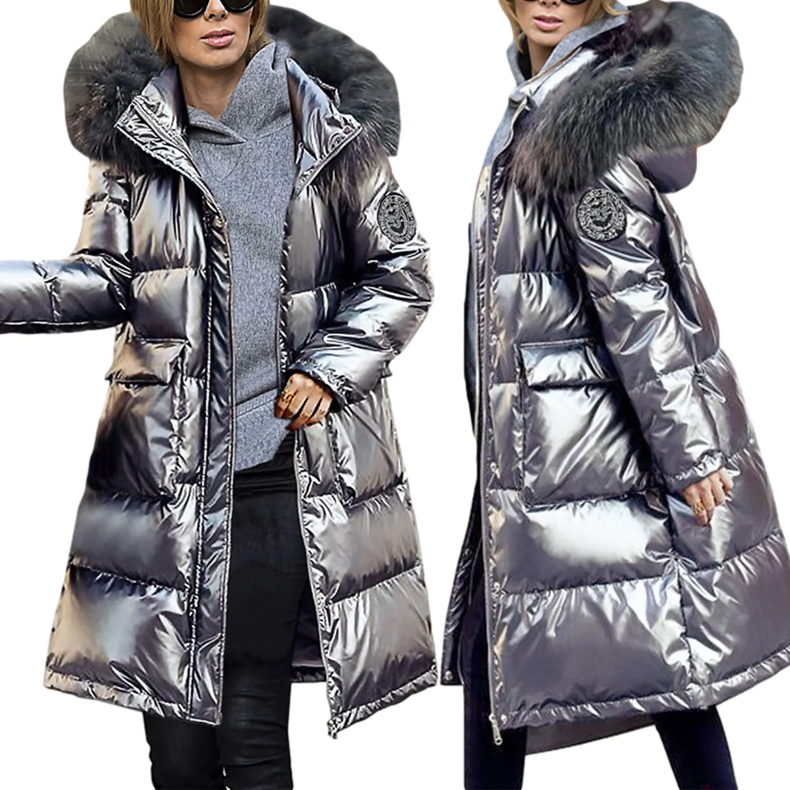 hirigin New Women Winter Down Coat Long Sleeve Plush Hooded Long Zipper Pockets Cotton Jackets Casual Party Warm Wrap Cardigan
hirigin New Women Winter Down Coat Long Sleeve Plush Hooded Long Zipper Pockets Cotton Jackets Casual Party Warm Wrap Cardigan