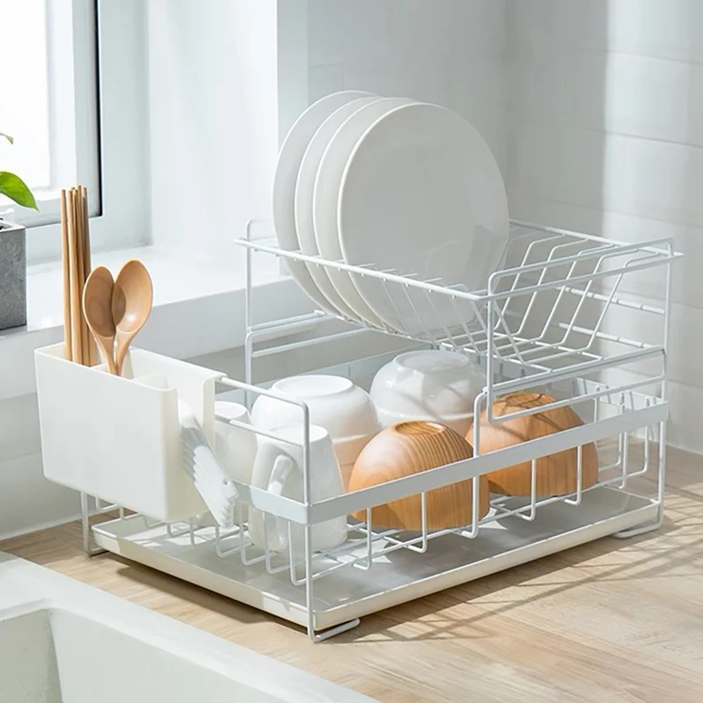 1 Pc Wear-Resistant Storage Shelf Durable Storage Rack Iron Drainage Shelf Kitchen Bowl Dish Storage Drain Rack Double Layer
1 Pc Wear-Resistant Storage Shelf Durable Storage Rack Iron Drainage Shelf Kitchen Bowl Dish Storage Drain Rack Double Layer