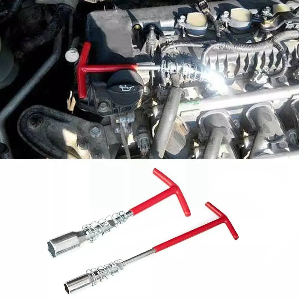 T Grip Handle Socket Wrench Flexible Spanner Socket Tool Remover Use Dual Universal 21mm Removal Installer A0l3
T Grip Handle Socket Wrench Flexible Spanner Socket Tool Remover Use Dual Universal 21mm Removal Installer A0l3
