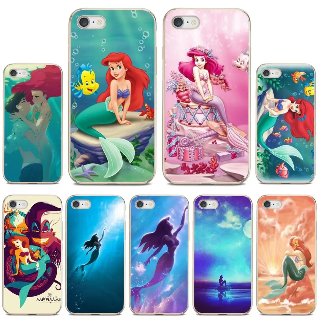 Чехол для телефона Little D Mermaid Princess Xiaomi Redmi 2 S2 3 3S 4 4A 5 5A 6 6A 7A 9 9T 9C 9A Pro Pocophone F1