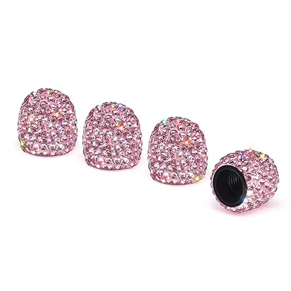 4pcs Universal Car Tire Air Sealing Cap Anti-Rust Dust-Proof Valve Cap Clay + Rhinestone Pink Tire Valve Stem Caps Sparkling
4pcs Universal Car Tire Air Sealing Cap Anti-Rust Dust-Proof Valve Cap Clay + Rhinestone Pink Tire Valve Stem Caps Sparkling