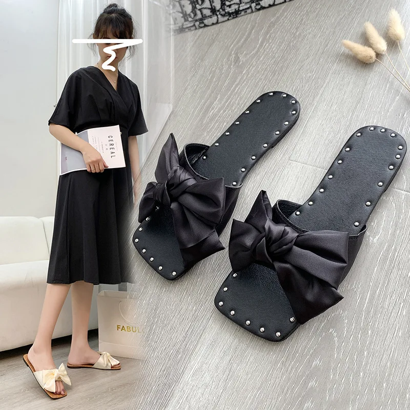 shoes woman summer 2021 casual outside wear sandals slippers flat bow women's slippers
shoes woman summer 2021 casual outside wear sandals slippers flat bow women's slippers
