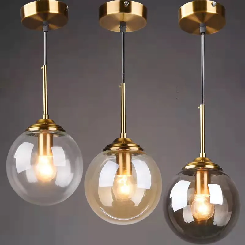 Glass Ball Dining Pendant Light Livingroom Bedroom Suspension Decoration Hanging Lamp Amber Smoky Grey Home Indoor Lighting
Glass Ball Dining Pendant Light Livingroom Bedroom Suspension Decoration Hanging Lamp Amber Smoky Grey Home Indoor Lighting