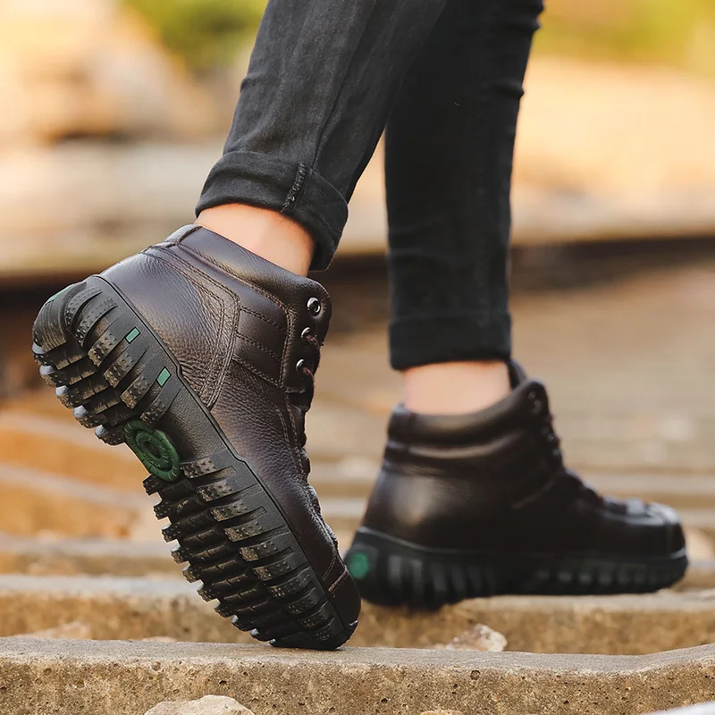 2020 Men Winter Snow Boots Warm Men's Boots High Quality Waterproof Leather Sneakers Outdoor Male Hiking Boots Work Boots
2020 Men Winter Snow Boots Warm Men's Boots High Quality Waterproof Leather Sneakers Outdoor Male Hiking Boots Work Boots
