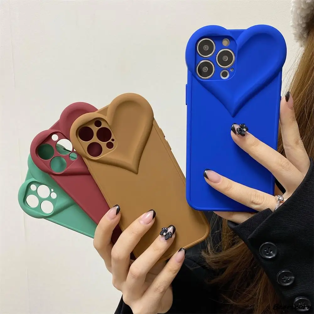 Korean 3D Candy Cute Love Heart Original Liquid Silicone Phone Case For iPhone 13 11 12 Pro XS Max X XR SE 7 8 Plus Soft Cover
Korean 3D Candy Cute Love Heart Original Liquid Silicone Phone Case For iPhone 13 11 12 Pro XS Max X XR SE 7 8 Plus Soft Cover