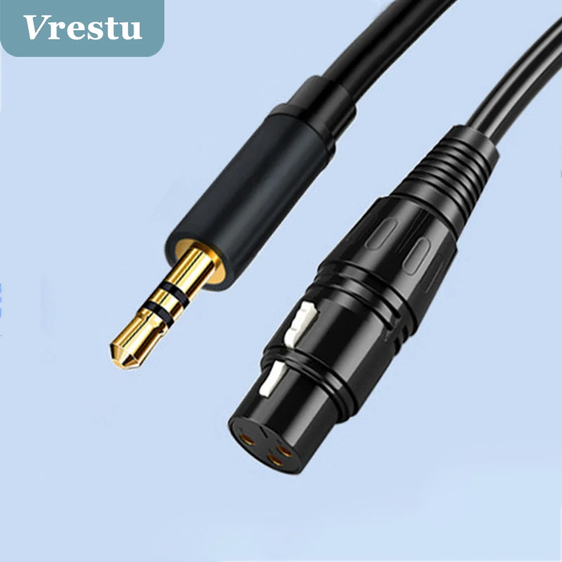 Newest Audio Cable Plug Aux Cord 3.5mm XLR Male to Female Audio Cannon Cable for Mixer Microphones PC Speakers Camera Sound Card
Newest Audio Cable Plug Aux Cord 3.5mm XLR Male to Female Audio Cannon Cable for Mixer Microphones PC Speakers Camera Sound Card