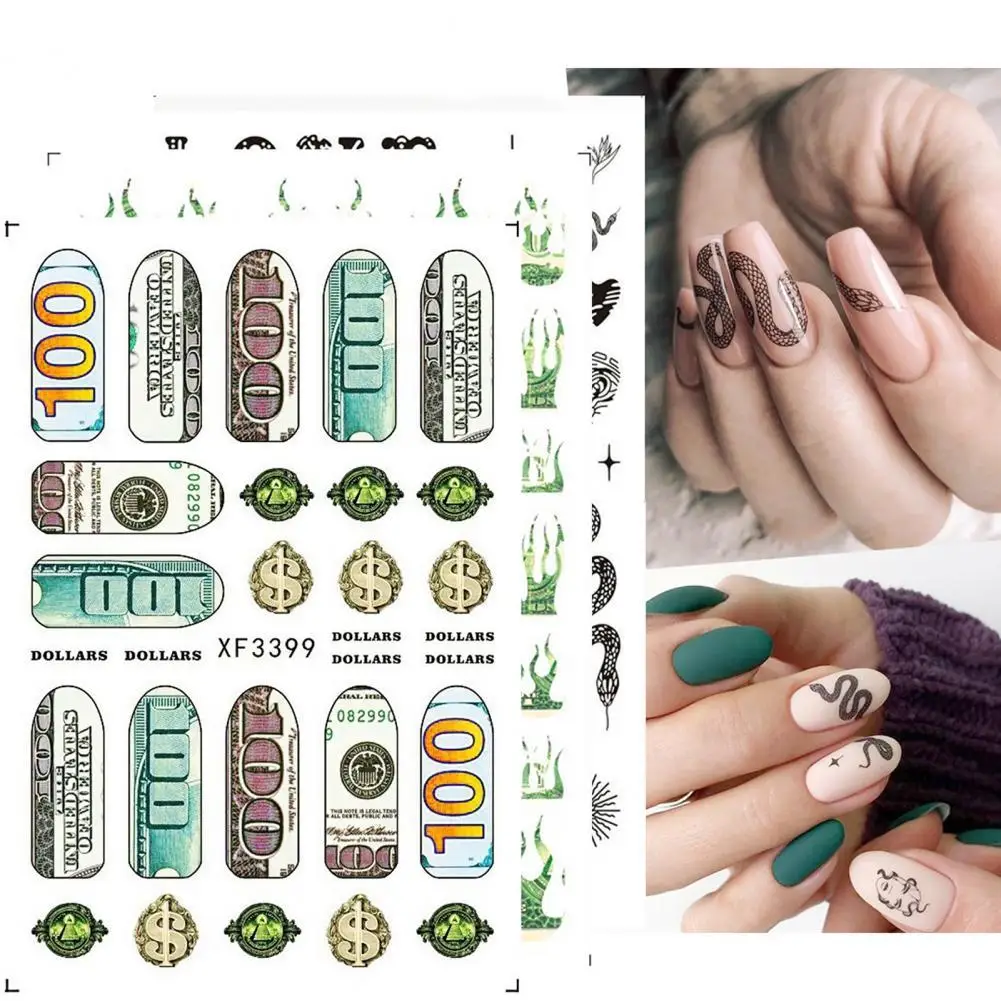 3Pcs/Set Nail Decals Dragon Money Shape 3D Effect Ultra Thin Manicure Art Dollar Tips Decorations Sticker for Manicure
3Pcs/Set Nail Decals Dragon Money Shape 3D Effect Ultra Thin Manicure Art Dollar Tips Decorations Sticker for Manicure
