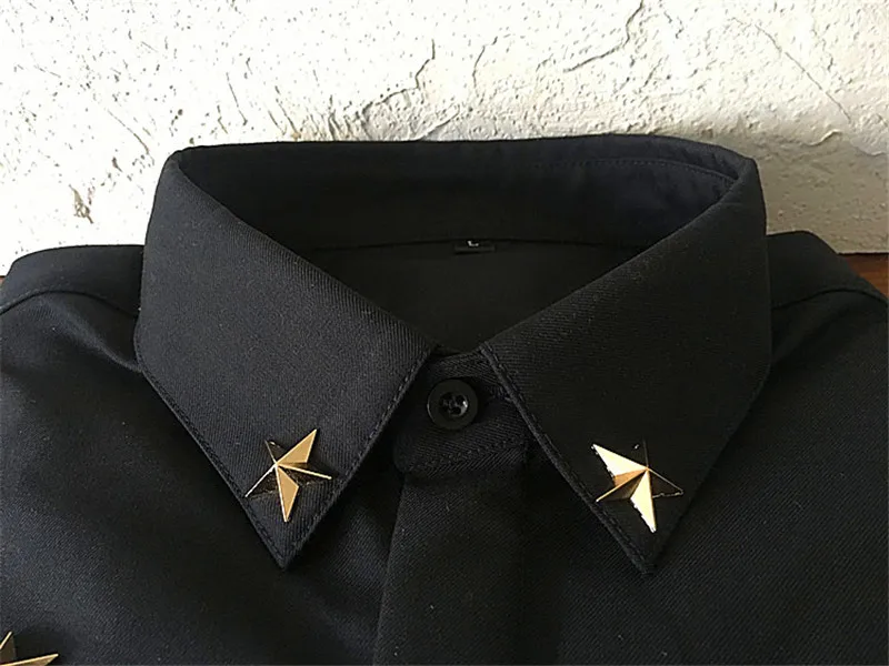 Handmade High Quality Metal Five-pointed Star Men's Clothing Cotton Long-sleeve Shirt Men\x27s T\x2dshirt Men\x27s Shirt 2020
Handmade High Quality Metal Five-pointed Star Men's Clothing Cotton Long-sleeve Shirt Men\x27s T\x2dshirt Men\x27s Shirt 2020