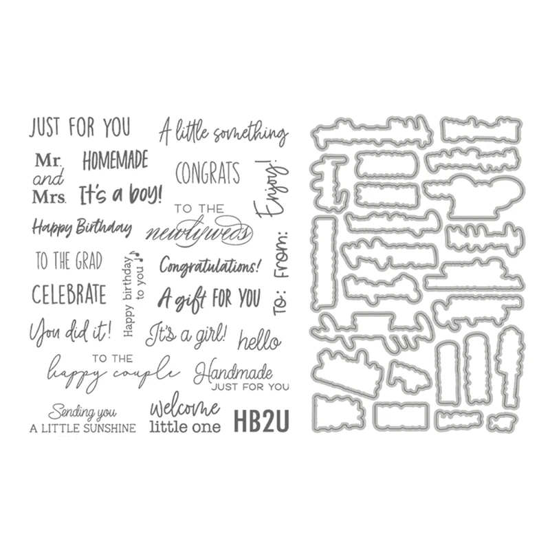 Greetings Words Clear Stamps for New 2021 Scrapbooking Paper Making Just For you Frame Craft Supplies Card Cutting Dies 
Greetings Words Clear Stamps for New 2021 Scrapbooking Paper Making Just For you Frame Craft Supplies Card Cutting Dies
