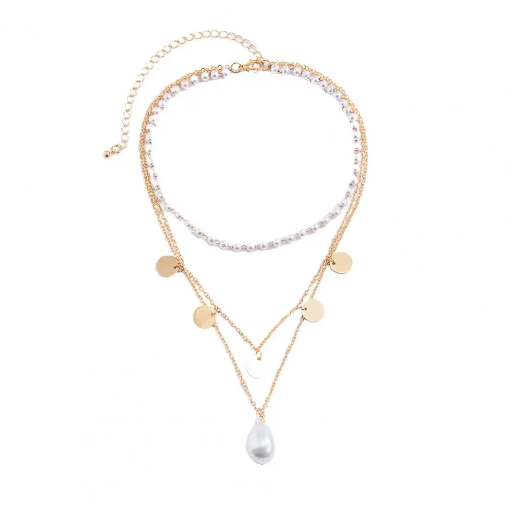 60% Dropshipping!!Women Pearl Multilayer Necklace Multilayer Necklace Chain is not easy to fade jewelry birthday gift
60% Dropshipping!!Women Pearl Multilayer Necklace Multilayer Necklace Chain is not easy to fade jewelry birthday gift