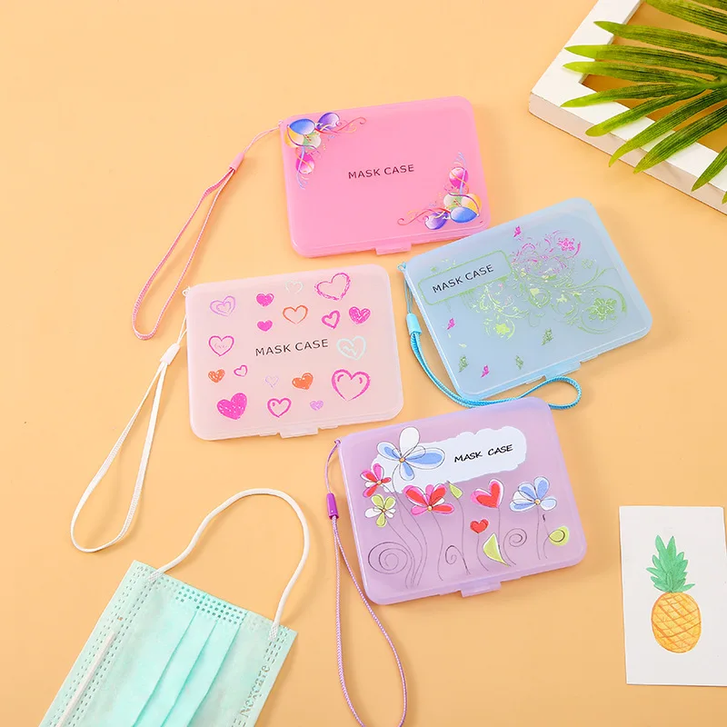 Disposable Mask Storage Boxes Colorful Portable Mask Organizer Home Dustproof Mask Square Box Save Mask Bag With Handle Rope
Disposable Mask Storage Boxes Colorful Portable Mask Organizer Home Dustproof Mask Square Box Save Mask Bag With Handle Rope