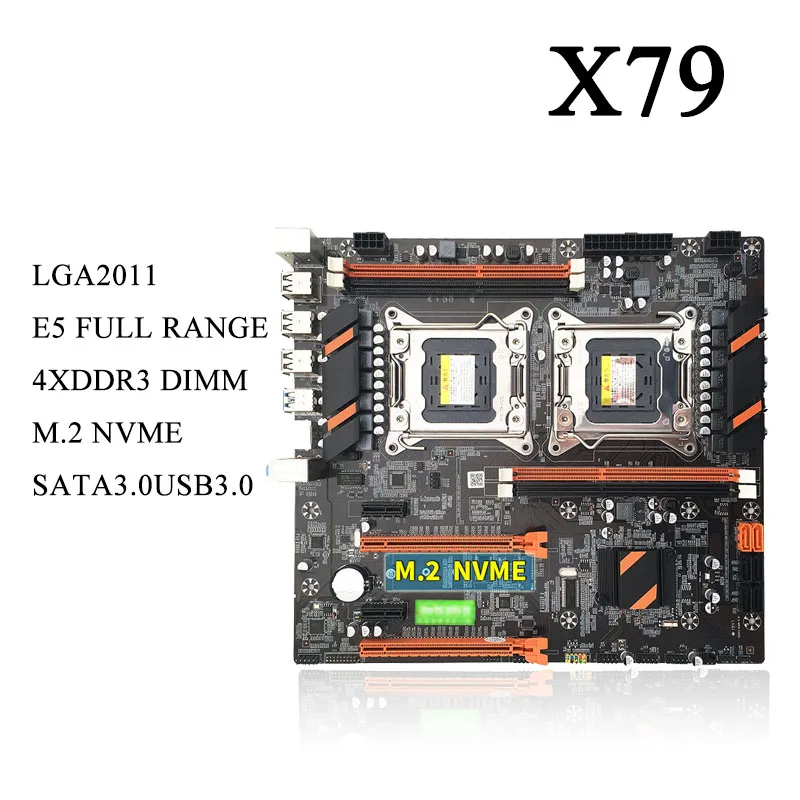 X79 Motherboard Lga 2011 Four Channel RECC 16G DDR3 Memory SATA 3.0 M.2 SSD USB 3.0 For Intel 2011 Xeon CPU ​Computer Mainboard
X79 Motherboard Lga 2011 Four Channel RECC 16G DDR3 Memory SATA 3.0 M.2 SSD USB 3.0 For Intel 2011 Xeon CPU ​Computer Mainboard