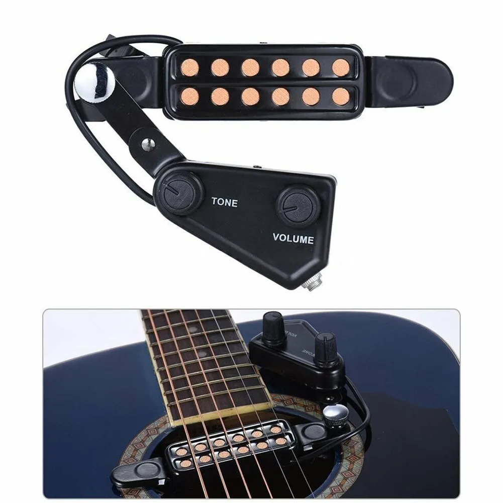 12-Hole Guitar Sound Hole Pickup With Controller Audio Cable Set Acoustic Guitar Pickup Parts Musical Instrument Accessories
12-Hole Guitar Sound Hole Pickup With Controller Audio Cable Set Acoustic Guitar Pickup Parts Musical Instrument Accessories