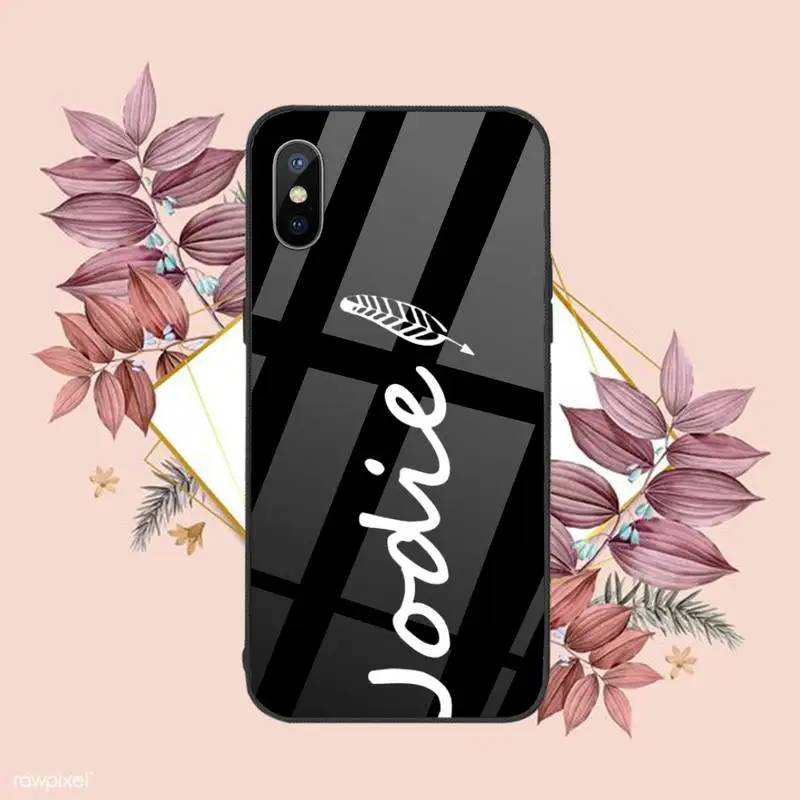 Fashion initials black Phone Case Tempered glass For iphone 6 6S 7 8 plus X XS XR 11 12 mini PRO MAX
Fashion initials black Phone Case Tempered glass For iphone 6 6S 7 8 plus X XS XR 11 12 mini PRO MAX