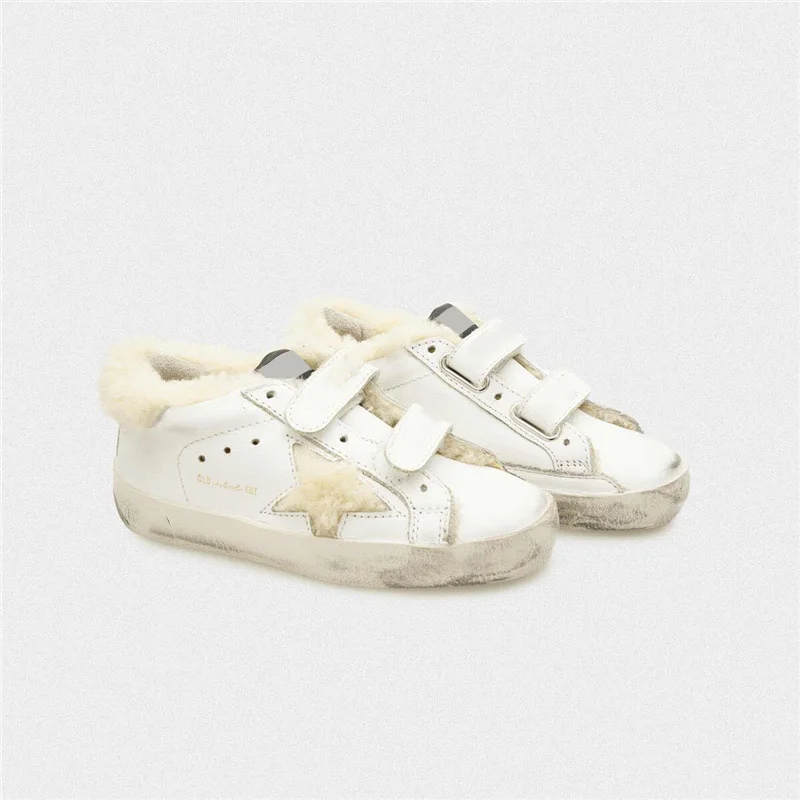 Autumn and Winter New Lamb Hair Children's Old Small Dirty Shoes Parent-child Casual Velcro Kids Fashion Sneakers CS190 
Autumn and Winter New Lamb Hair Children's Old Small Dirty Shoes Parent-child Casual Velcro Kids Fashion Sneakers CS190