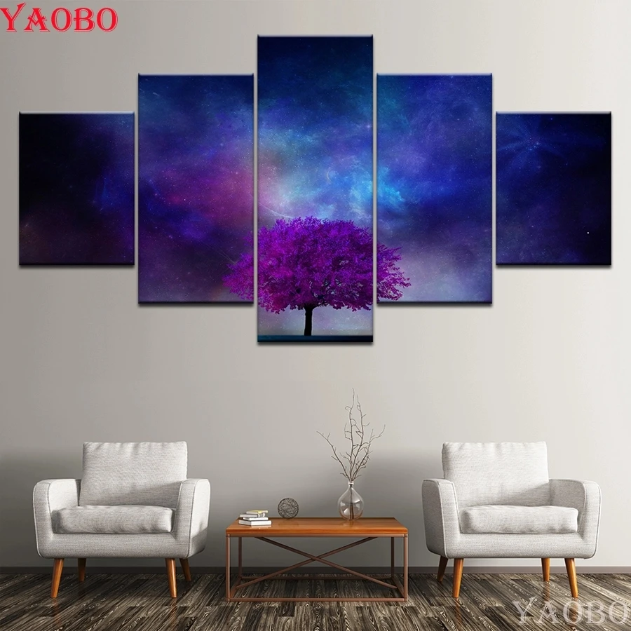 5 Pieces 5D DIY Square Round Diamond Painting Tree starry landscape 3D Rhinestones Embroidery Diamond Mosaic abstract art decor
5 Pieces 5D DIY Square Round Diamond Painting Tree starry landscape 3D Rhinestones Embroidery Diamond Mosaic abstract art decor