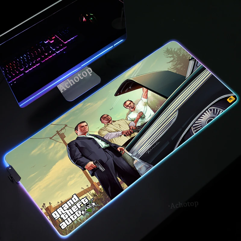 GTA 5 Logo XL Laptop Gaming Locking Edge Mousepad Large Mouse Pad Gamer Game Mouse Pad Anime Mousepad Mat Speed Version RGB mat
GTA 5 Logo XL Laptop Gaming Locking Edge Mousepad Large Mouse Pad Gamer Game Mouse Pad Anime Mousepad Mat Speed Version RGB mat