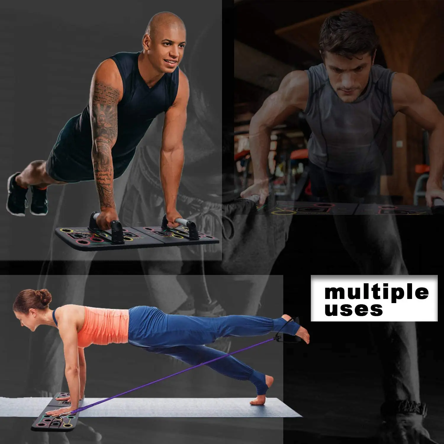 Push Up Handles for Portable Bracket Floor With Exercise Bands, Push Up Bars System Gym Equipment for Men
Push Up Handles for Portable Bracket Floor With Exercise Bands, Push Up Bars System Gym Equipment for Men
