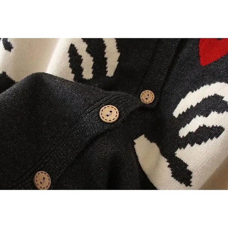 Plus Size Women's V-neck Cardigan Rabbit Knitted Casual Outwear Autumn Winter Tops
Plus Size Women's V-neck Cardigan Rabbit Knitted Casual Outwear Autumn Winter Tops