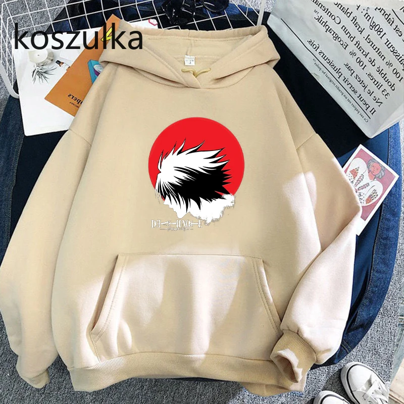 Plus Velvet Warm Anime Death Note Printed Hoodies Women Thicker Simple Leisure Pullovers Womens Trendy Sweatshirts Long Sleeve
Plus Velvet Warm Anime Death Note Printed Hoodies Women Thicker Simple Leisure Pullovers Womens Trendy Sweatshirts Long Sleeve