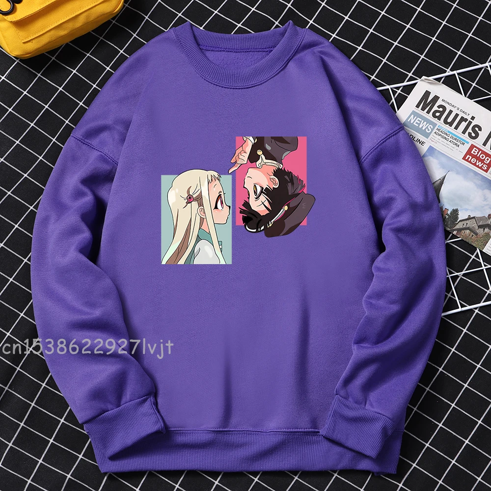 Jibaku Shounen Hanako Kun Hoodie Men Harajuku Anime Print Streetwear Autumn Fleece Pullovers Casual Crewneck Men's Clothing
Jibaku Shounen Hanako Kun Hoodie Men Harajuku Anime Print Streetwear Autumn Fleece Pullovers Casual Crewneck Men's Clothing