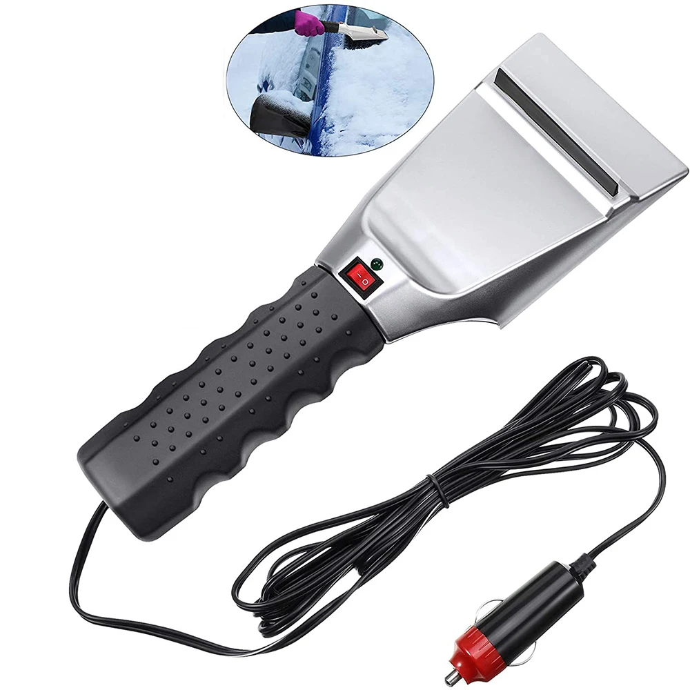 Heated Snow Ice Scraper 12V Electric Auto Windshield Ice Scrapers for Cars, Truck or SUV 12V Cigarette Socket Save Time Cleaning
Heated Snow Ice Scraper 12V Electric Auto Windshield Ice Scrapers for Cars, Truck or SUV 12V Cigarette Socket Save Time Cleaning