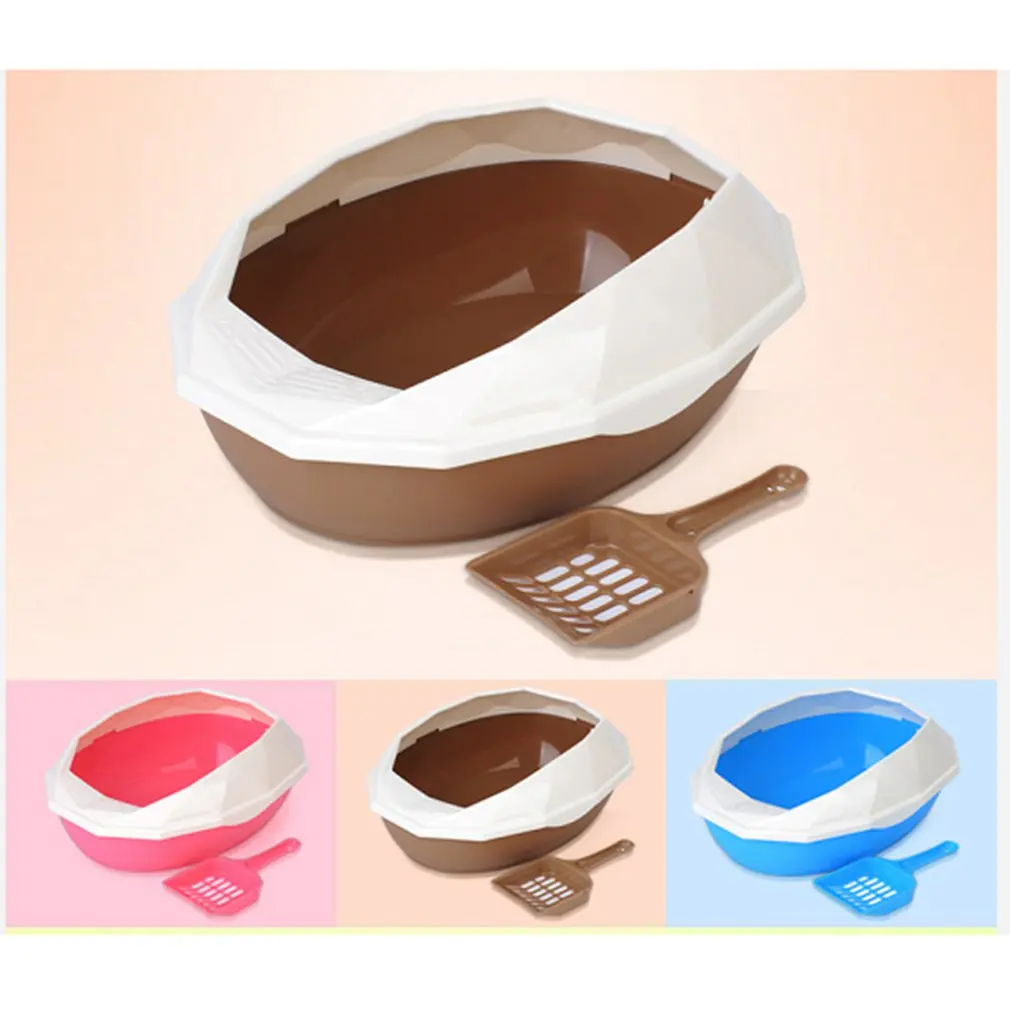 New Cat Litter Bowl Cat Litter Tray Pet Cat Toilet Cat Squat Pot Semi-closed Cat Sand Pot Cat Toilet Pet Basin Send Sand Shovel
New Cat Litter Bowl Cat Litter Tray Pet Cat Toilet Cat Squat Pot Semi-closed Cat Sand Pot Cat Toilet Pet Basin Send Sand Shovel