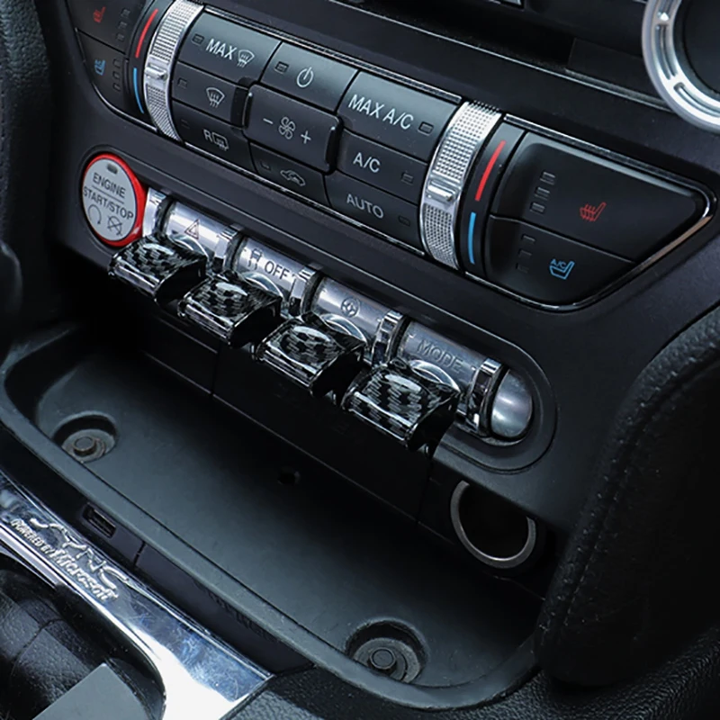 4Pcs Car Center Console Navigation GPS Switch Button Knob Cover Trim Interior Accessories for Ford Mustang 2015-2020
4Pcs Car Center Console Navigation GPS Switch Button Knob Cover Trim Interior Accessories for Ford Mustang 2015-2020