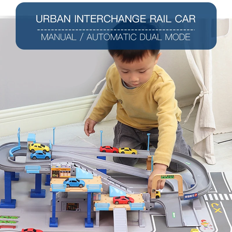 Urban Interchange Rail Car Children's Parking Lot Toy Set Large Multi-layer Garage Rail Intelligence Development Toy
Urban Interchange Rail Car Children's Parking Lot Toy Set Large Multi-layer Garage Rail Intelligence Development Toy