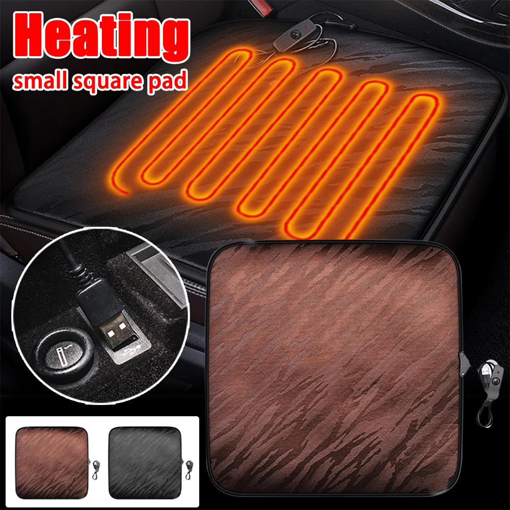 Car Heated Seat Cushion USB Chair Warmer 12V Heated Seat Cover Nonslip Heated Warm Chair Pad for Auto Supplies Home Office
Car Heated Seat Cushion USB Chair Warmer 12V Heated Seat Cover Nonslip Heated Warm Chair Pad for Auto Supplies Home Office