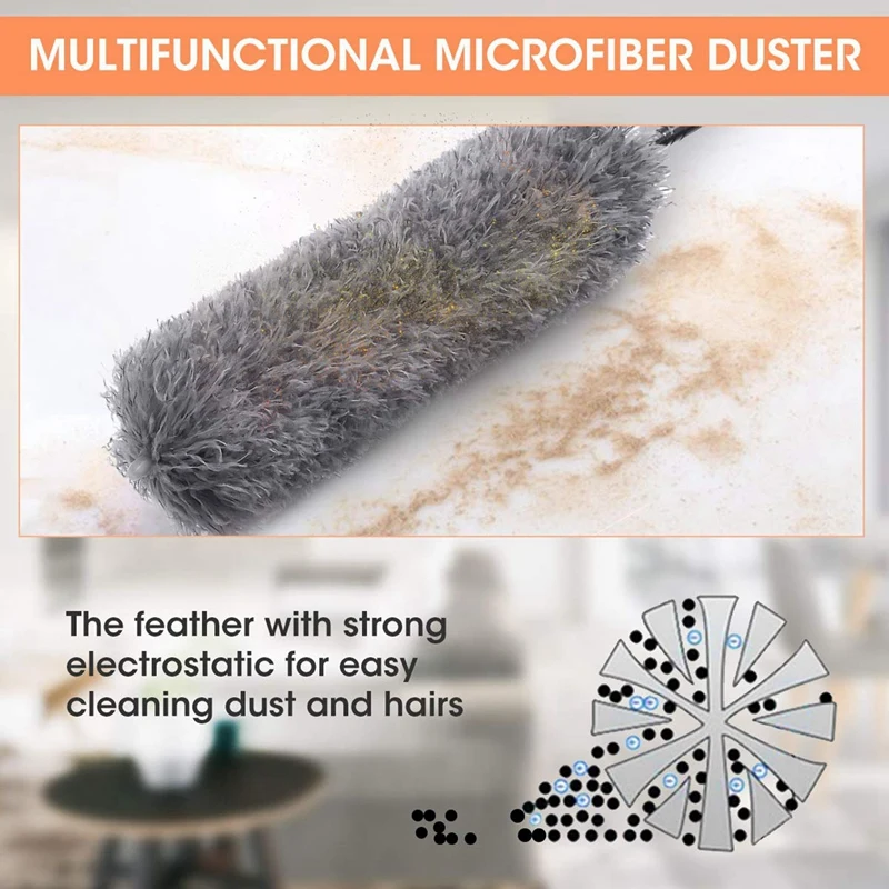 1 Pcs Microfiber Dusters for Cleaning with Extension Pole Cover & 1 Set Sediment Cartridge Filtered Shower Head Filter
1 Pcs Microfiber Dusters for Cleaning with Extension Pole Cover & 1 Set Sediment Cartridge Filtered Shower Head Filter