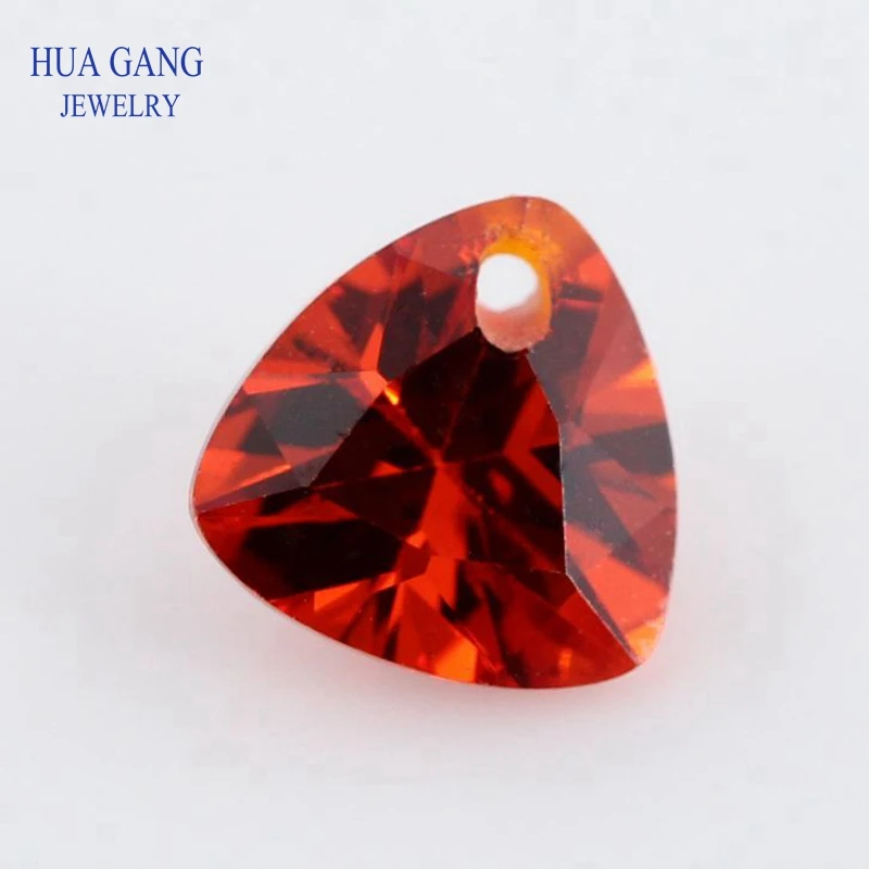 Single Hole AAAAA Trillion Shape Orange Cubic Zirconia Stone For Jewelry Making Size 4x4~12x12mm High Quality CZ Stone Beads
Single Hole AAAAA Trillion Shape Orange Cubic Zirconia Stone For Jewelry Making Size 4x4~12x12mm High Quality CZ Stone Beads