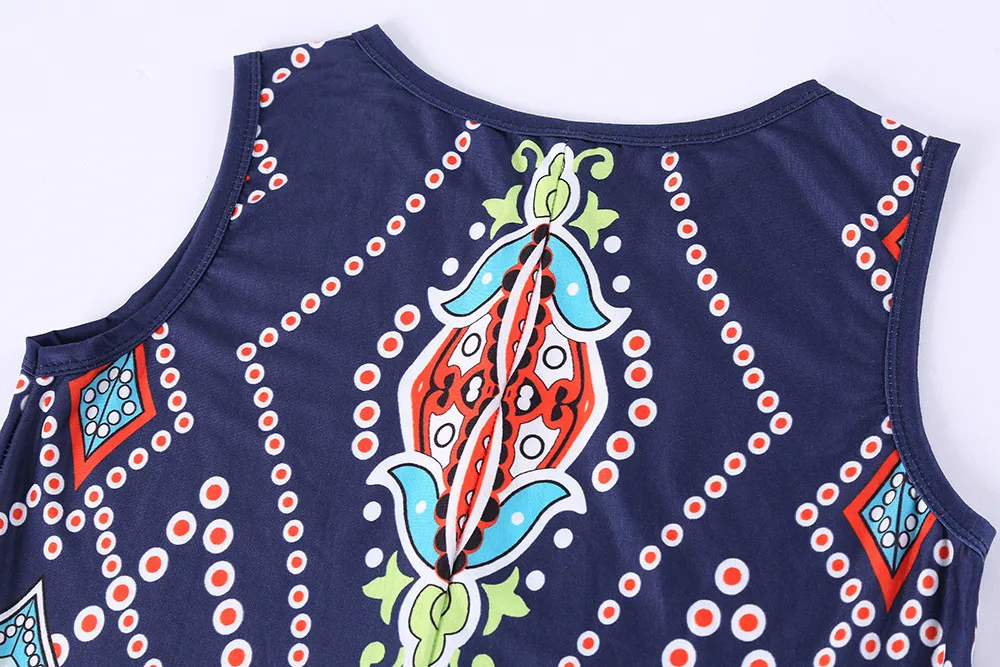 3#Women's Summer Dress Casual Sleeveless Floral Printed Swing Tank Short Dress Fashion O-neck Pocket Beach Sundress vestidos 
3#Women's Summer Dress Casual Sleeveless Floral Printed Swing Tank Short Dress Fashion O-neck Pocket Beach Sundress vestidos