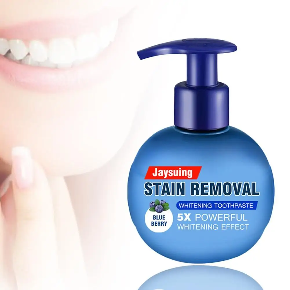 Stain Removal Soda Toothpaste Whitening Teeth Oral Hygiene Dental Care Passion Fruit Blueberry Fragrance Gums Press Tooth Paste
Stain Removal Soda Toothpaste Whitening Teeth Oral Hygiene Dental Care Passion Fruit Blueberry Fragrance Gums Press Tooth Paste