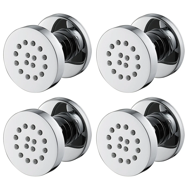 Round Shower Body Jet Sparyer Massage Spa Rain Showerhead Side Wall Mount Shower Head Sprayer, Chrome, 4PCS
Round Shower Body Jet Sparyer Massage Spa Rain Showerhead Side Wall Mount Shower Head Sprayer, Chrome, 4PCS