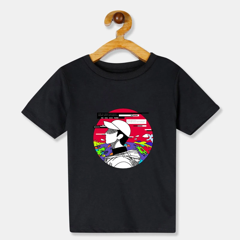 2021 Child Aesthetic Print Cotton T-Shirt Harajuku Tshirts Agust D T-shirt Summer New Korean Style Graphic Tees Kids Fashion Top
2021 Child Aesthetic Print Cotton T-Shirt Harajuku Tshirts Agust D T-shirt Summer New Korean Style Graphic Tees Kids Fashion Top