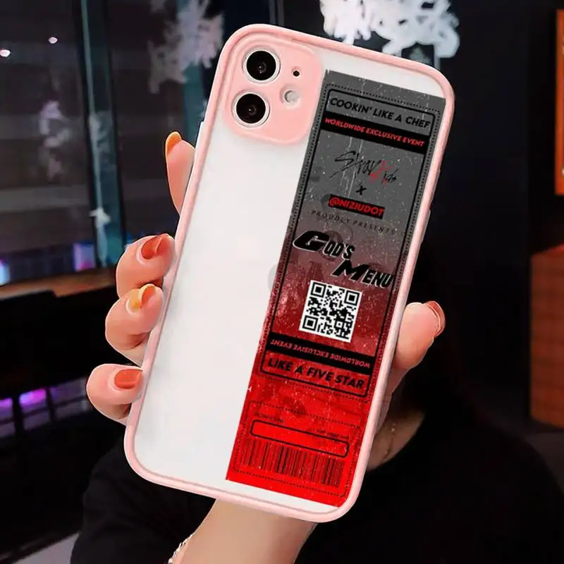 Stray Kids Air tickets Design Phone Case Matte transparent For Pink iPhone 12 Mini 11 Pro XR XS Max 7 8 Plus X Back Cover
Stray Kids Air tickets Design Phone Case Matte transparent For Pink iPhone 12 Mini 11 Pro XR XS Max 7 8 Plus X Back Cover