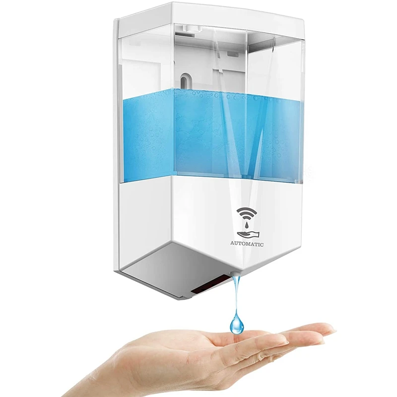 Automatic Touchless Liquid Hand Soap Dispenser Wall Mounted Nail-Free Installation with 600Ml/20.30Oz Bathroom
Automatic Touchless Liquid Hand Soap Dispenser Wall Mounted Nail-Free Installation with 600Ml/20.30Oz Bathroom