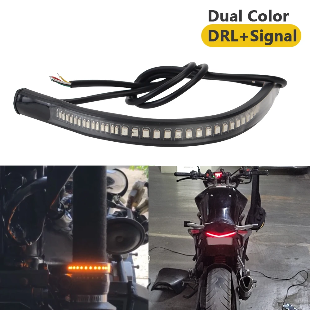 1Pc LED Motorcycle Turn Signal Light Moto Flasher Ring Fork Strip Lamp DRL Amber Red Yellow Light Universal Flashing Blinker
1Pc LED Motorcycle Turn Signal Light Moto Flasher Ring Fork Strip Lamp DRL Amber Red Yellow Light Universal Flashing Blinker