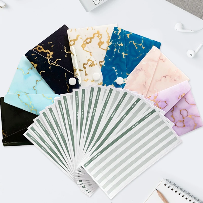 Cash Envelope System, 15 Pack Waterproof Reusable Plastic Budget Envelopes, Money Envelopes for Budgeting and Saving PVC
Cash Envelope System, 15 Pack Waterproof Reusable Plastic Budget Envelopes, Money Envelopes for Budgeting and Saving PVC
