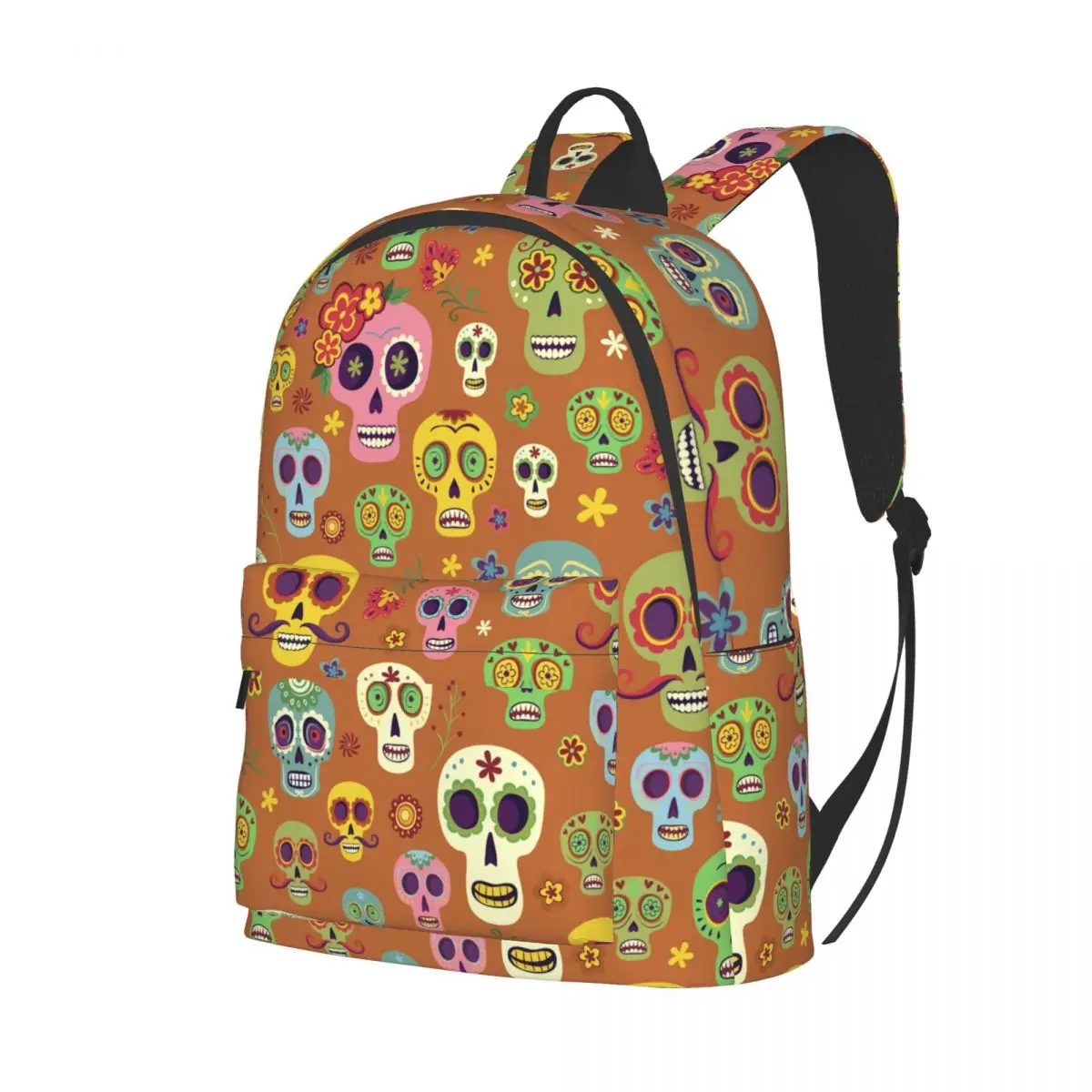 Backpack Schoolbag for Teenager Girls Boys Mexican Sugar Skulls The Day Of The Dead Bag Student Book Pack
Backpack Schoolbag for Teenager Girls Boys Mexican Sugar Skulls The Day Of The Dead Bag Student Book Pack