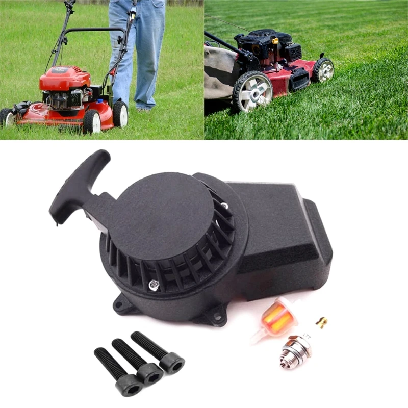 Pull Starter + Spark Plug + Fuel Filter + Screw Mini Motorcycle Dirt Pocket Bike for 47cc 49cc engine parts Black
Pull Starter + Spark Plug + Fuel Filter + Screw Mini Motorcycle Dirt Pocket Bike for 47cc 49cc engine parts Black