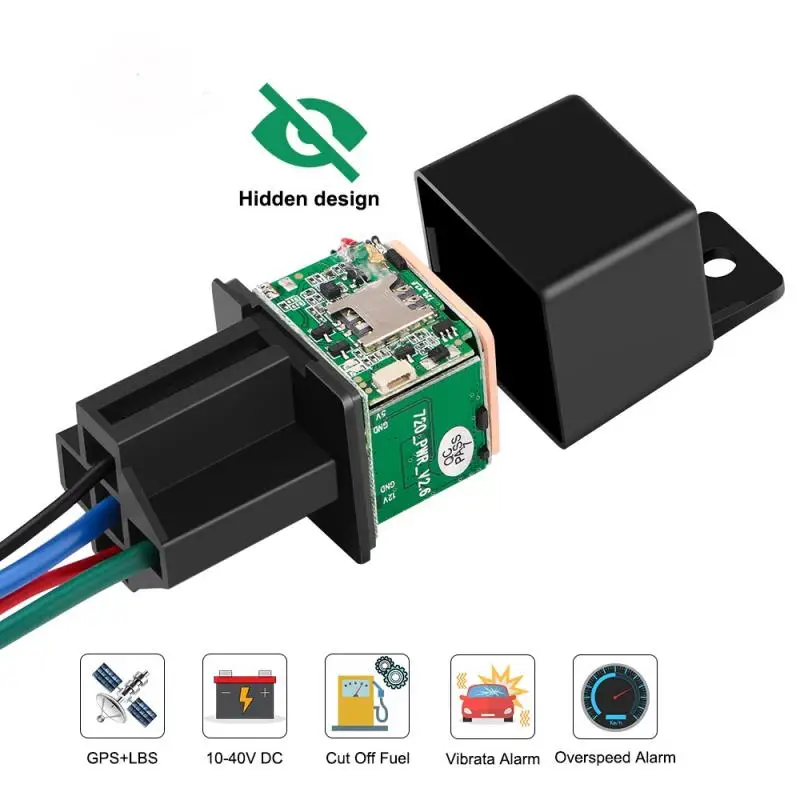 Relay GPS Tracker Vehicle Tracker Cut Off Fuel Design Car GPS Locator Google Maps Realtime Tracking Shock Alarm Free APP
Relay GPS Tracker Vehicle Tracker Cut Off Fuel Design Car GPS Locator Google Maps Realtime Tracking Shock Alarm Free APP