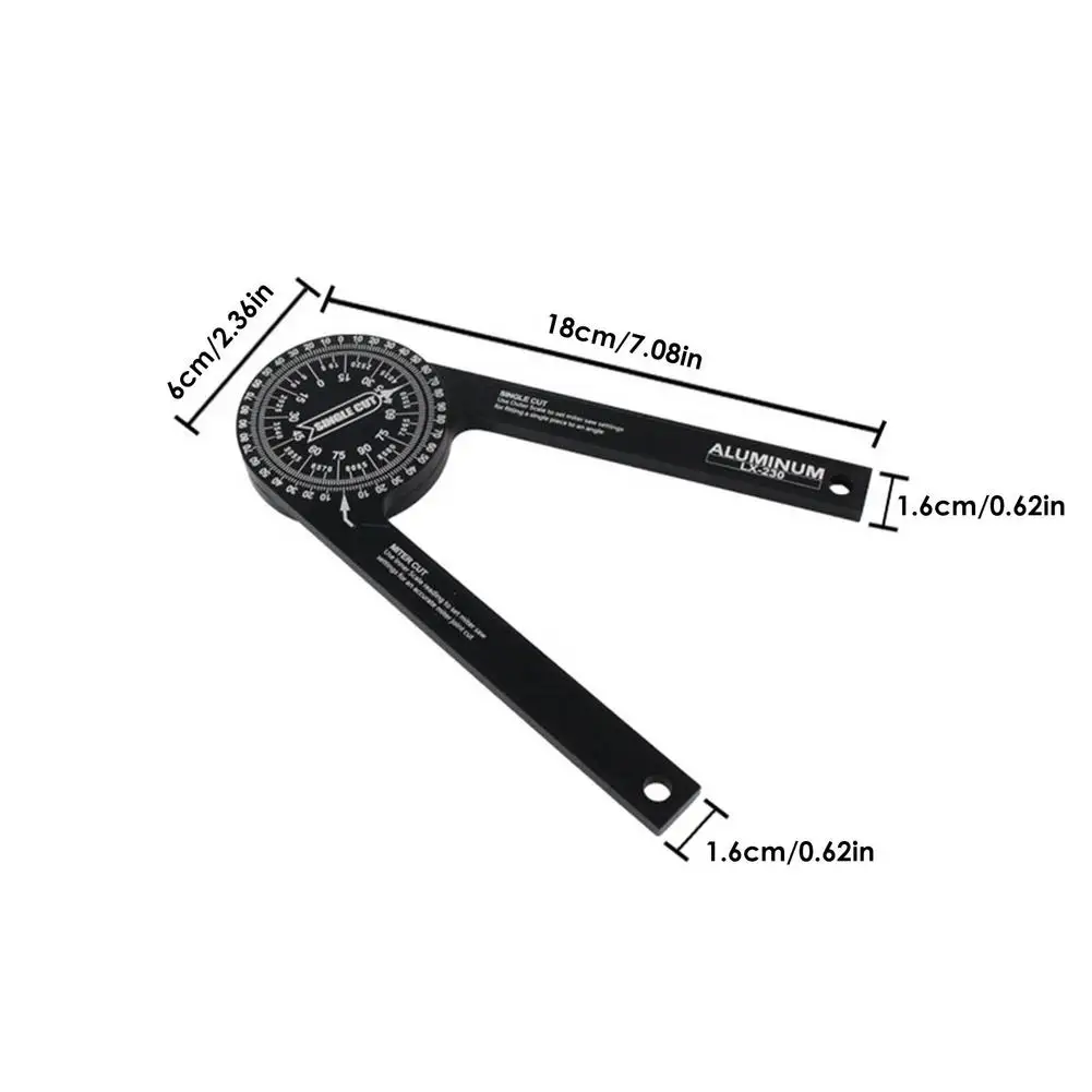 Angle Finder Aluminum Precise Goniometer For Carpenter Plumber Saw Angle Level Meter Measuring Tool ABS Digital Protractor Ruler
Angle Finder Aluminum Precise Goniometer For Carpenter Plumber Saw Angle Level Meter Measuring Tool ABS Digital Protractor Ruler