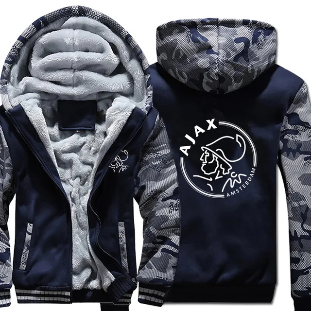 For Ajax Hoodies Winter Camouflage Sleeve Jacket Men Fleece Winter Thicken Warm Fleece cotton Zipper Raglan Coat Male Tracksuit4
For Ajax Hoodies Winter Camouflage Sleeve Jacket Men Fleece Winter Thicken Warm Fleece cotton Zipper Raglan Coat Male Tracksuit4