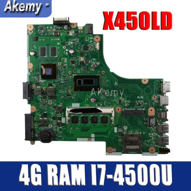 Amazoon X450LD материнская плата для ноутбука For Asus X450LD X450LC X450LB тестовая оригинальная материнская плата 4G RAM I7-4500U
Amazoon X450LD материнская плата для ноутбука For Asus X450LD X450LC X450LB тестовая оригинальная материнская плата 4G RAM I7-4500U