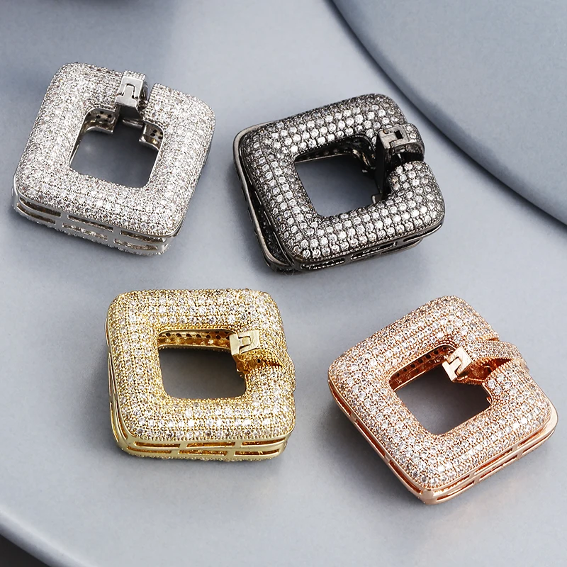 Micro Screw Sprial Clasps Pave Zirconia Buttons Pendant Clasps Hooks for DIY Hand Made Necklace Bracelets Jewelry Making Supply
Micro Screw Sprial Clasps Pave Zirconia Buttons Pendant Clasps Hooks for DIY Hand Made Necklace Bracelets Jewelry Making Supply