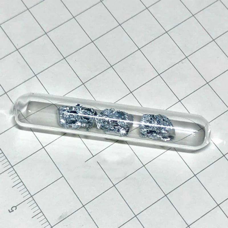 1Pcs Glass Seal Metal Zinc Crystal 99.99% High Purity Element Collection Decoration
1Pcs Glass Seal Metal Zinc Crystal 99.99% High Purity Element Collection Decoration