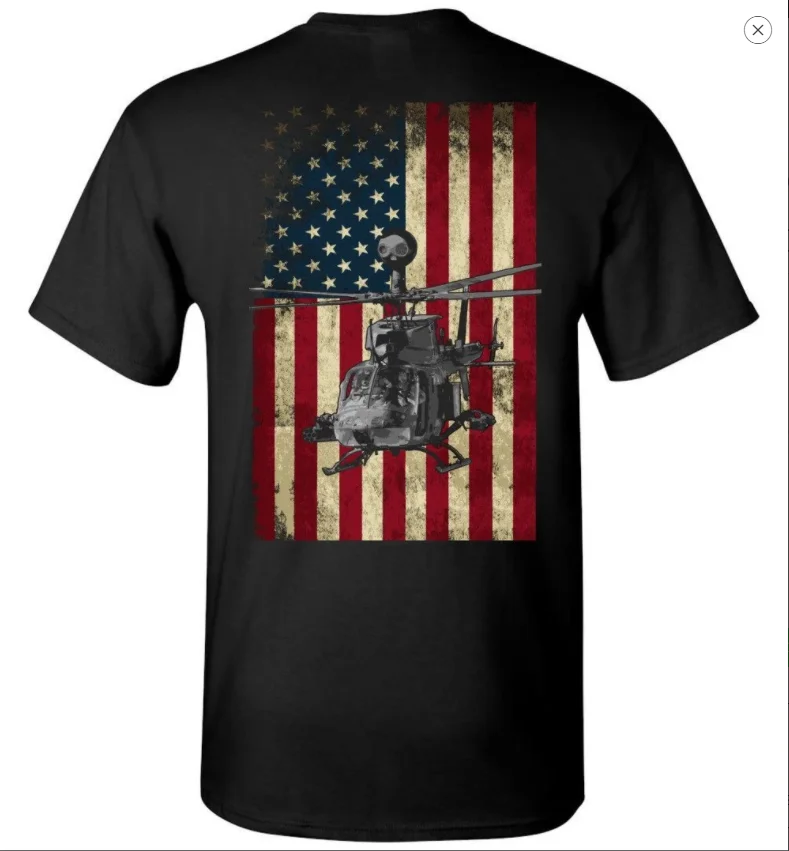 Vintage OH-58D Kiowa USA Flag T-Shirt. Summer Cotton O-Neck Short Sleeve Mens T Shirt New S-3XL 
Vintage OH-58D Kiowa USA Flag T-Shirt. Summer Cotton O-Neck Short Sleeve Mens T Shirt New S-3XL